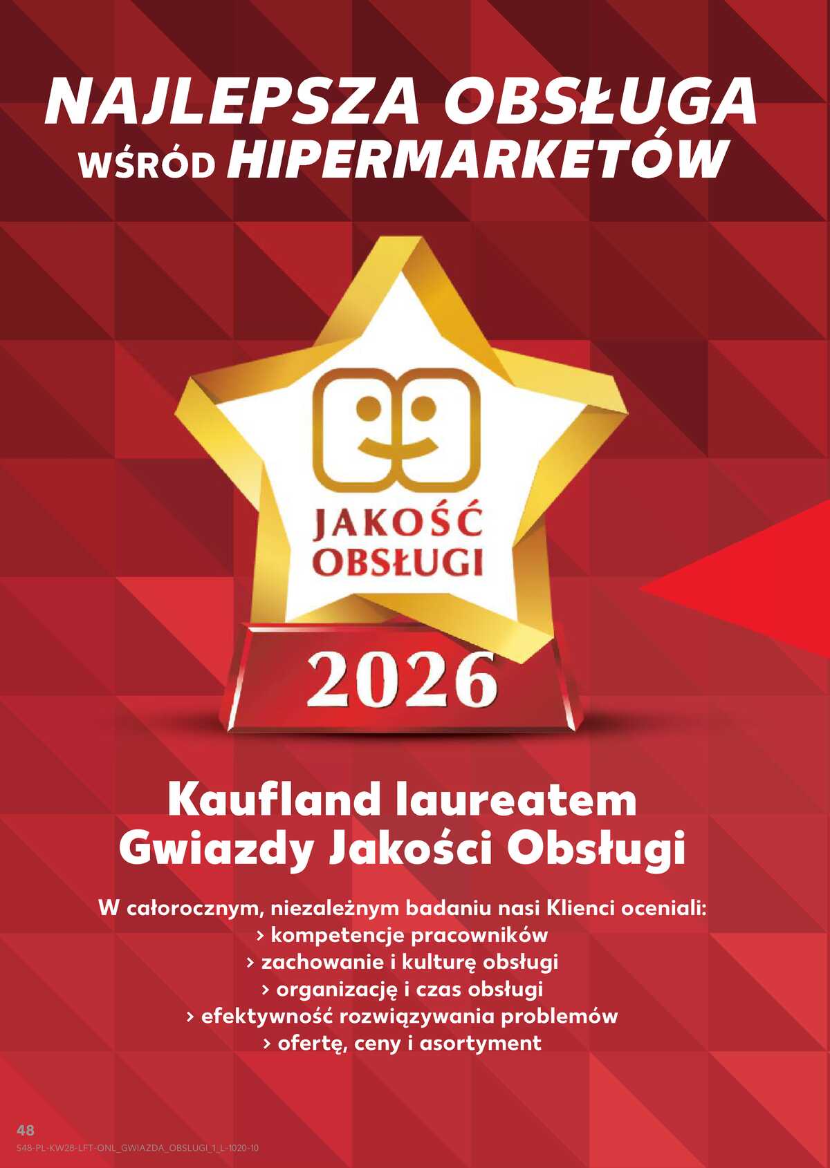 Leták Kaufland Polsko 9.7.-15.7.2026 - Týdenní zpravodaj strana 48