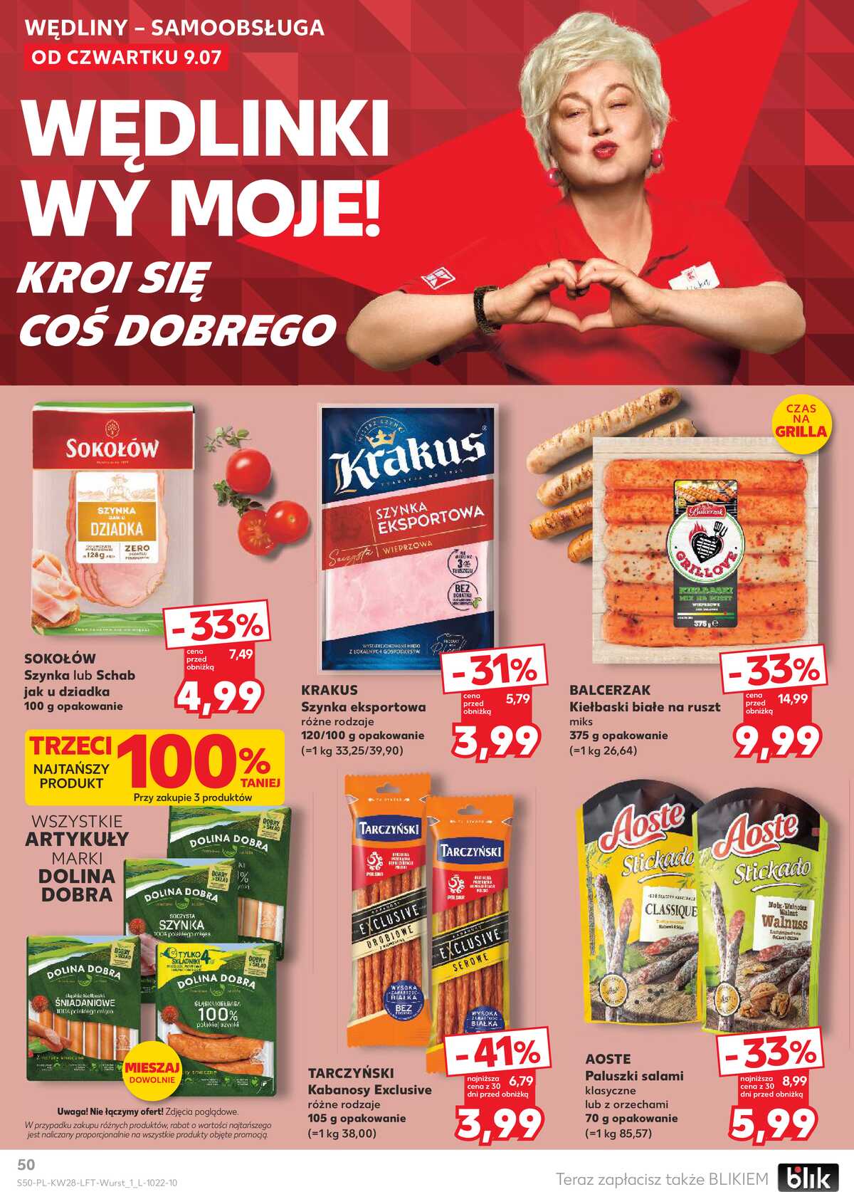 Leták Kaufland Polsko 9.7.-15.7.2026 - Týdenní zpravodaj strana 50