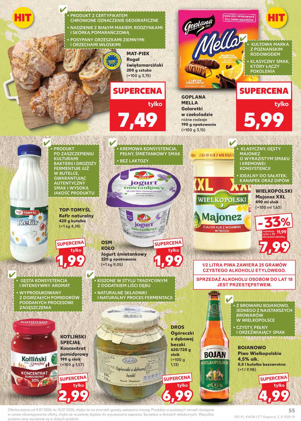 Leták Kaufland Polsko 9.7.-15.7.2026 - Týdenní zpravodaj strana 55