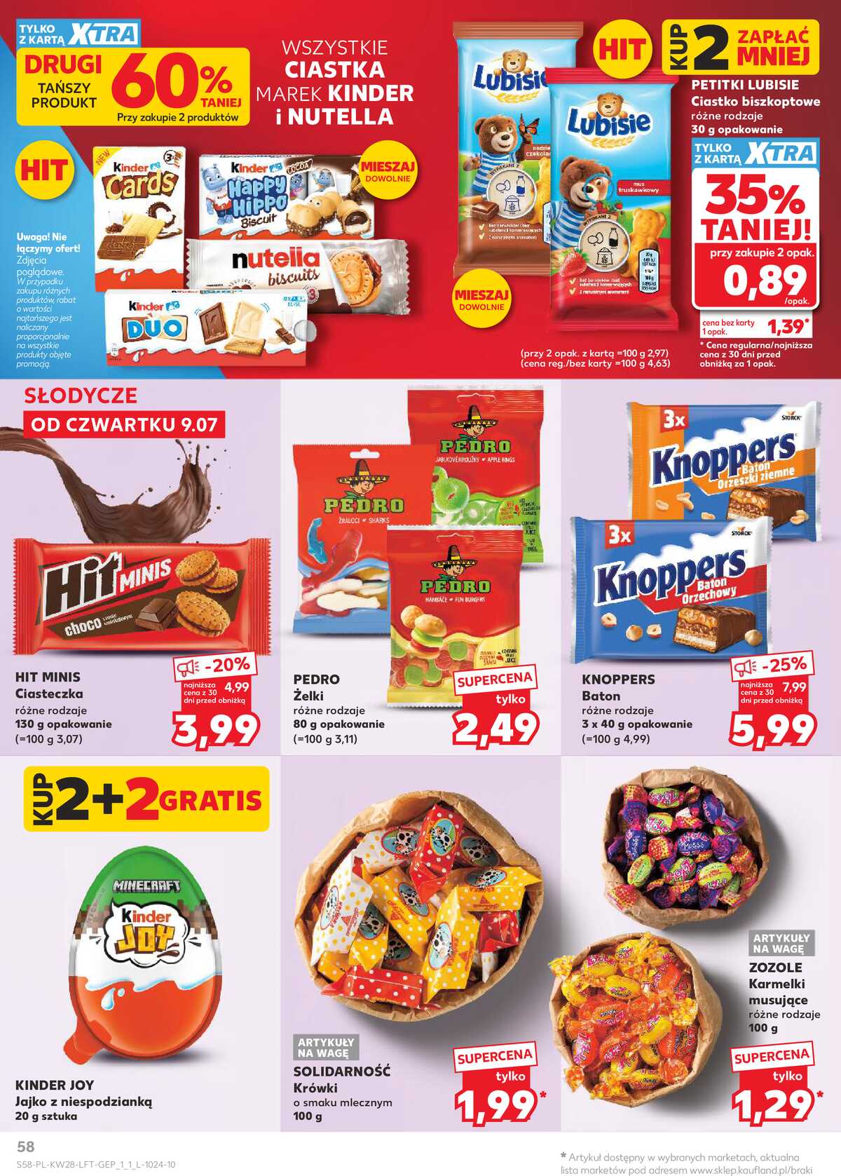 Leták Kaufland Polsko 9.7.-15.7.2026 - Týdenní zpravodaj strana 58