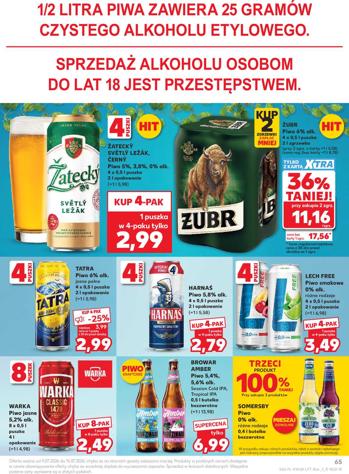 Leták Kaufland Polsko 9.7.-15.7.2026 - Týdenní zpravodaj strana 65