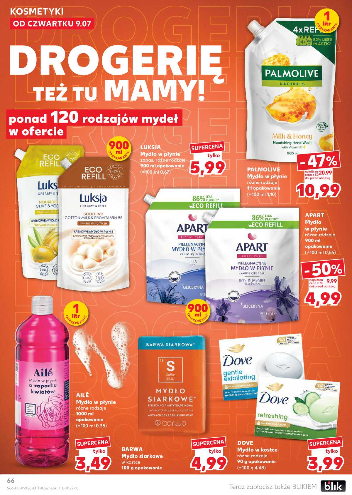Leták Kaufland Polsko 9.7.-15.7.2026 - Týdenní zpravodaj strana 66