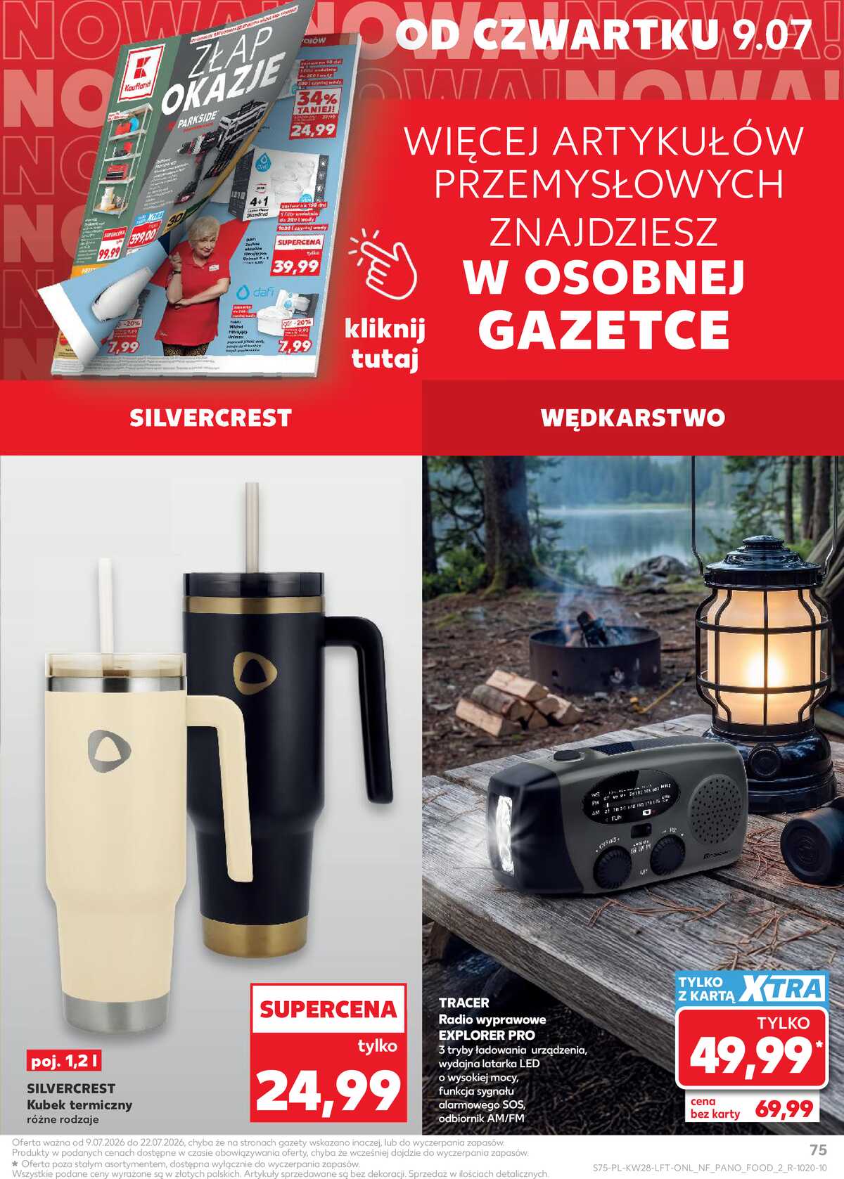 Leták Kaufland Polsko 9.7.-15.7.2026 - Týdenní zpravodaj strana 75