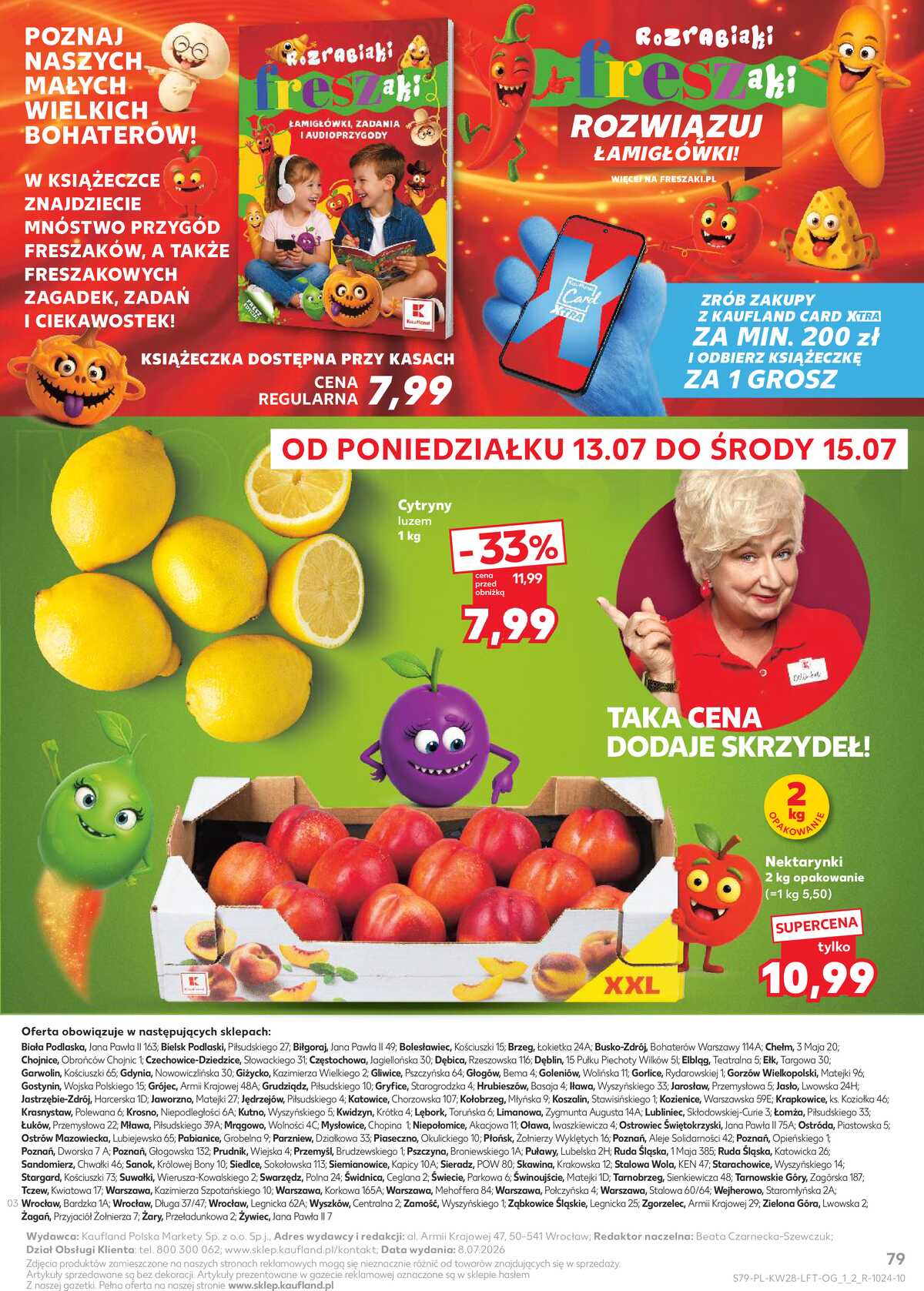 Leták Kaufland Polsko 9.7.-15.7.2026 - Týdenní zpravodaj strana 79