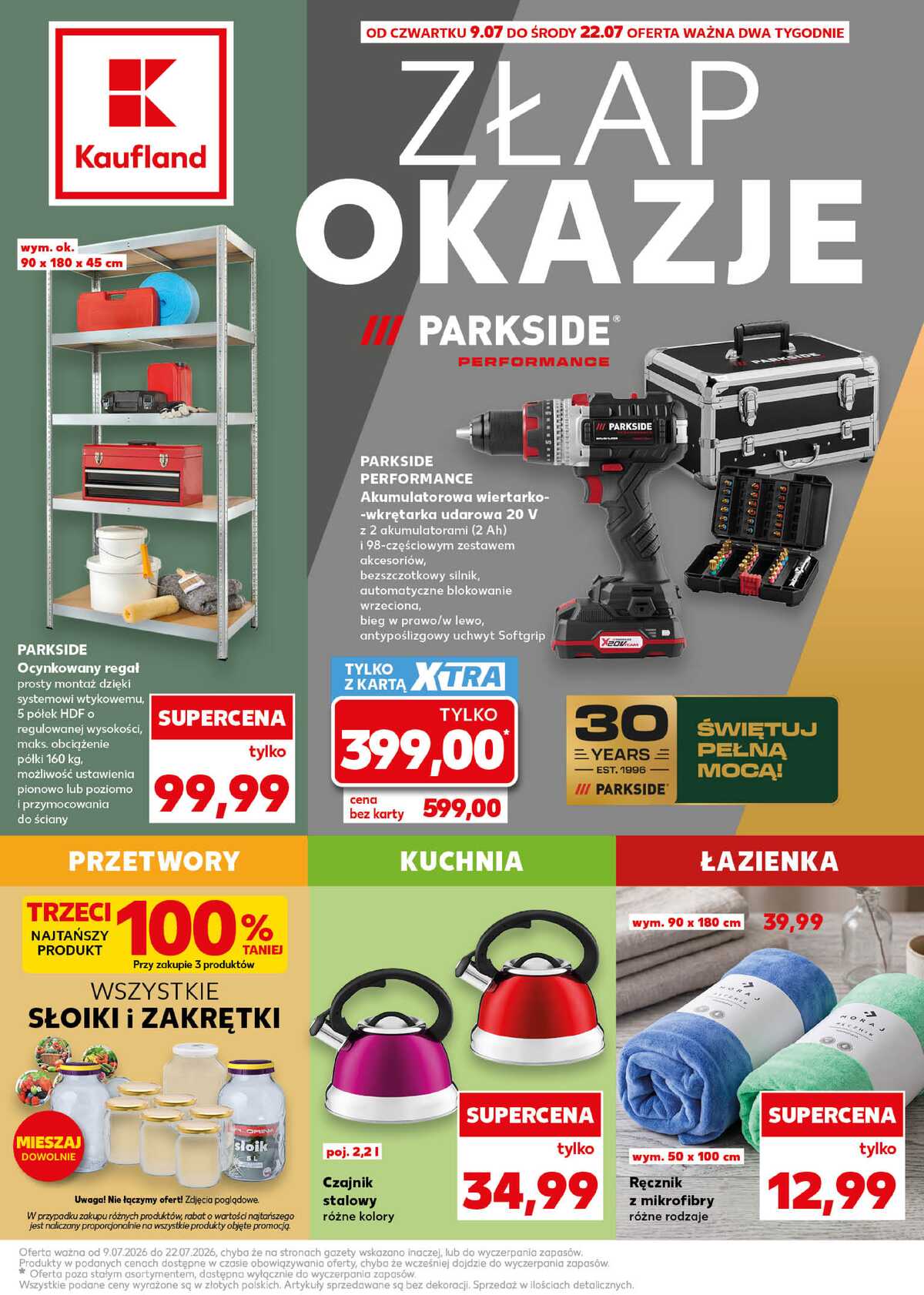 Leták Kaufland Polsko 9.7.-22.7.2026 strana 1