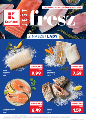 Leták Kaufland Polsko 9.7.-15.7.2026 - Ryby z našeho pultu