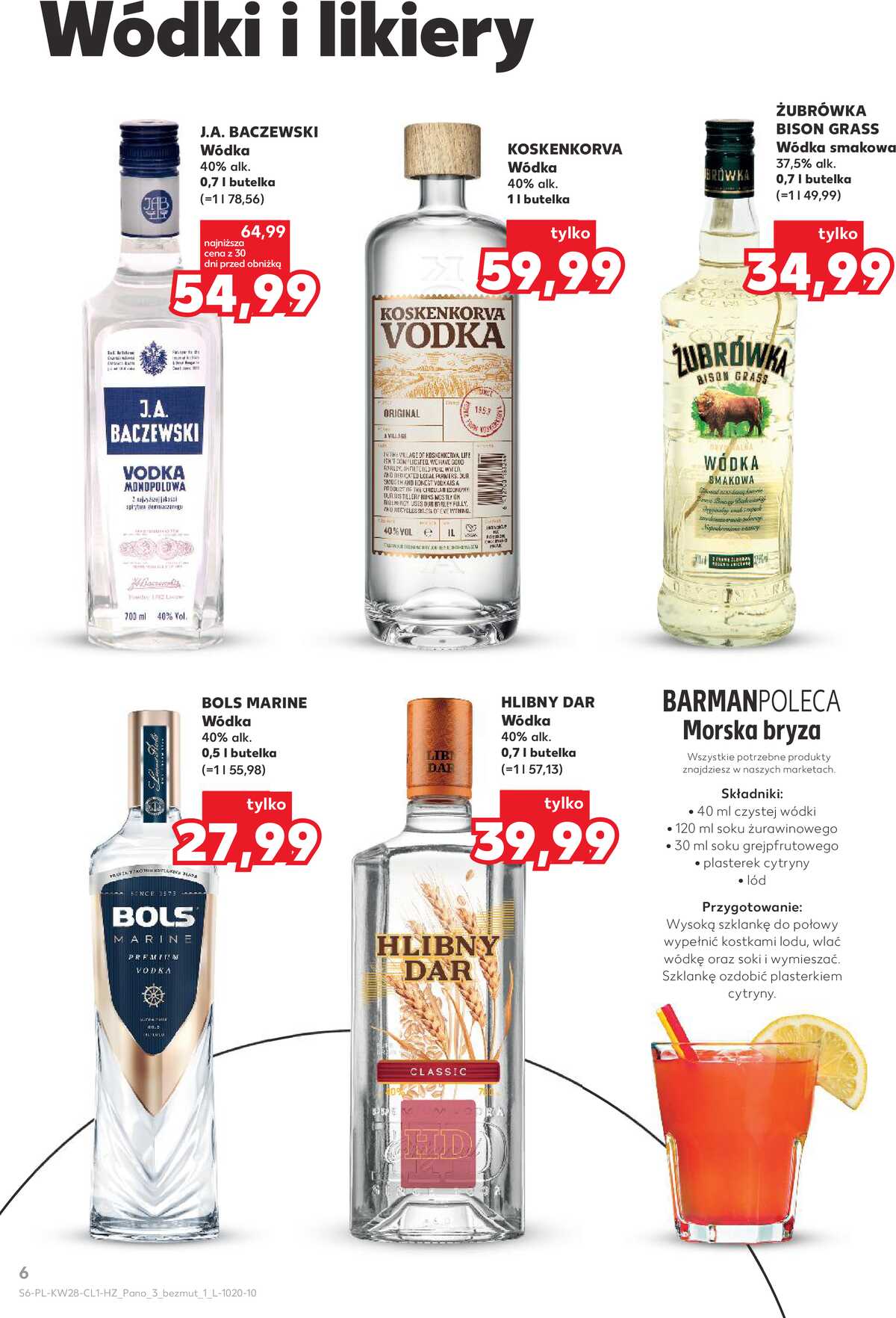 Leták Kaufland Polsko 9.7.-22.7.2026 - Bar v Kauflandu strana 6