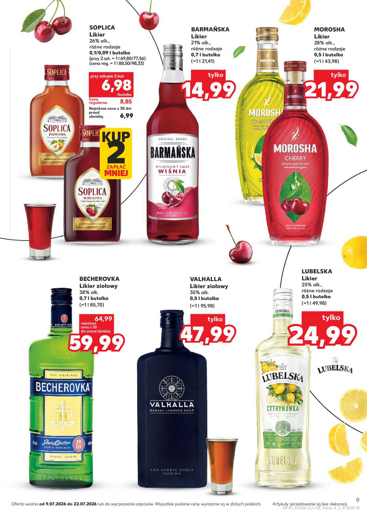 Leták Kaufland Polsko 9.7.-22.7.2026 - Bar v Kauflandu strana 9