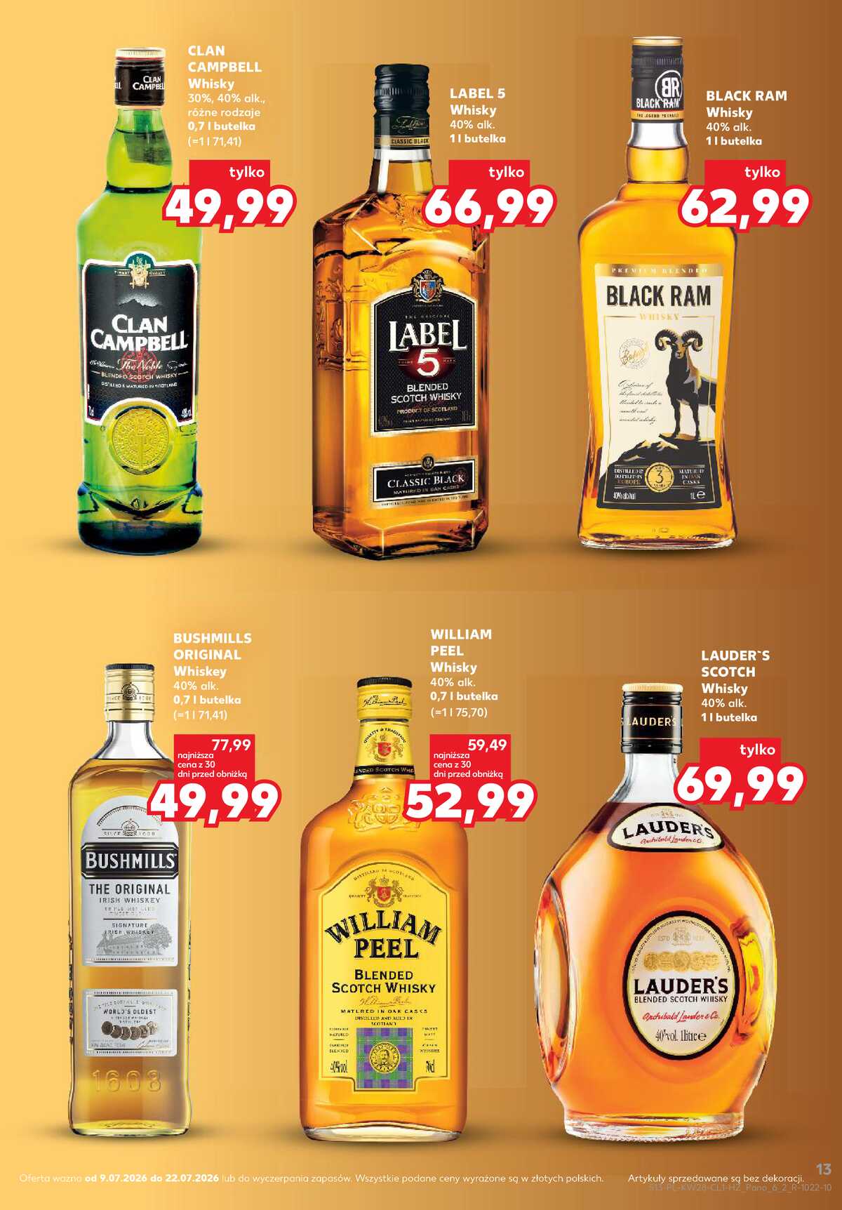 Leták Kaufland Polsko 9.7.-22.7.2026 - Bar v Kauflandu strana 13