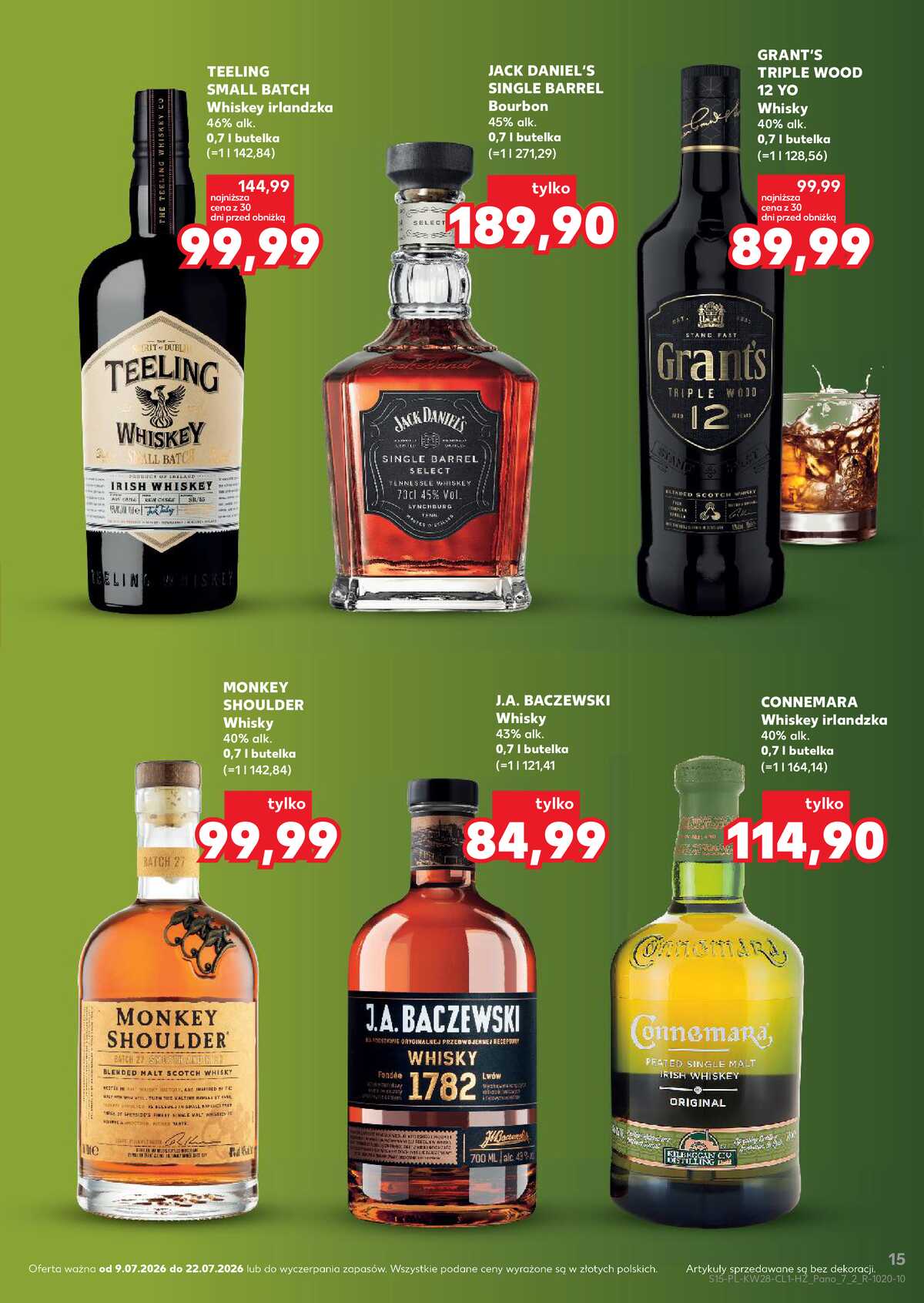 Leták Kaufland Polsko 9.7.-22.7.2026 - Bar v Kauflandu strana 15