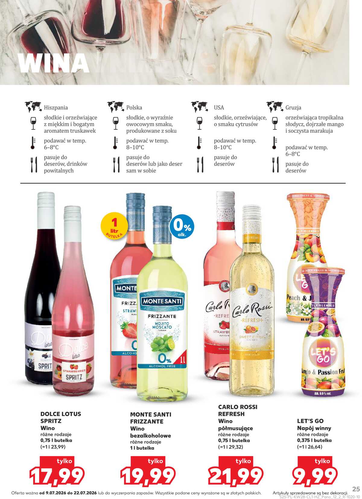 Leták Kaufland Polsko 9.7.-22.7.2026 - Bar v Kauflandu strana 25