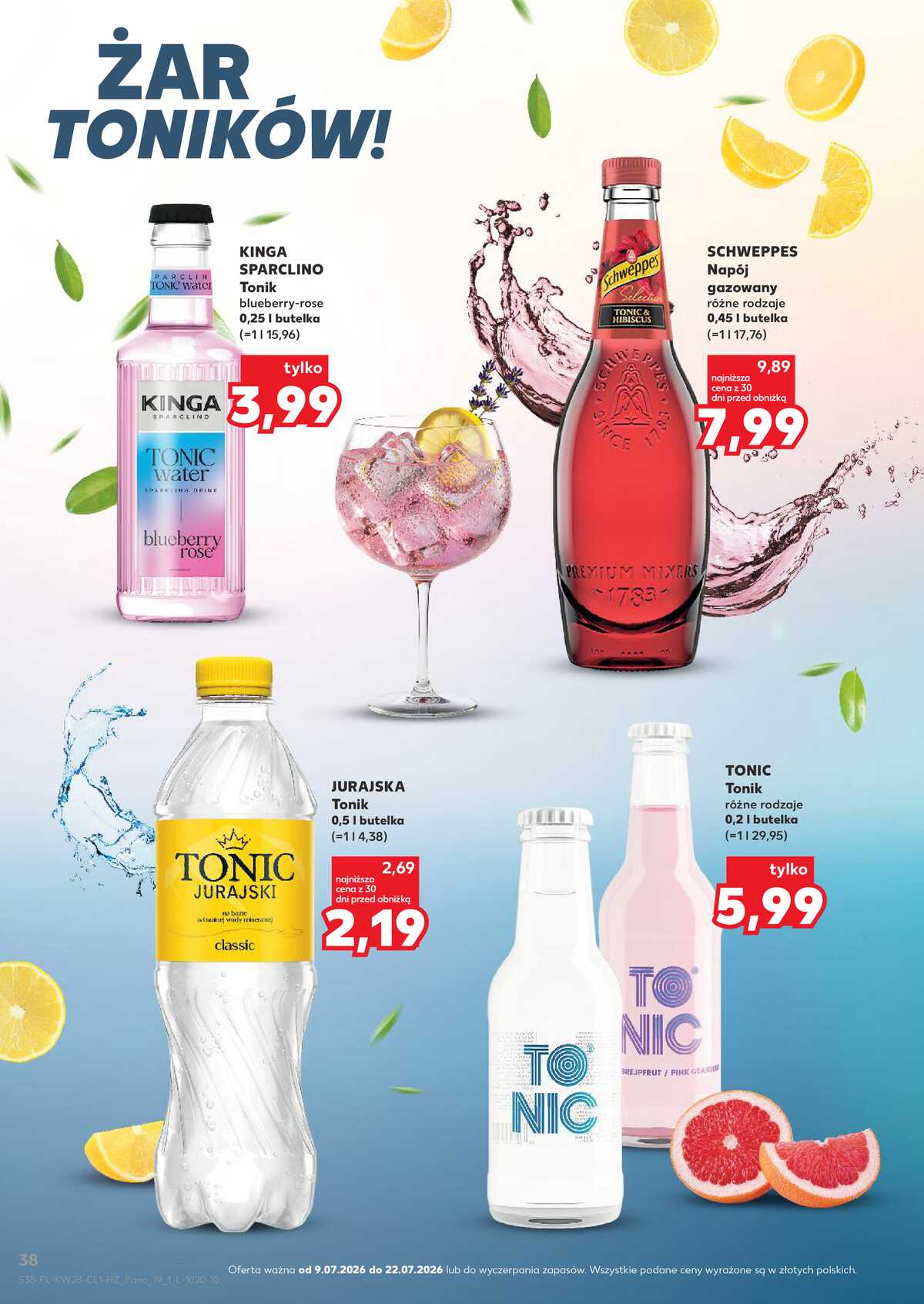 Leták Kaufland Polsko 9.7.-22.7.2026 - Bar v Kauflandu strana 38