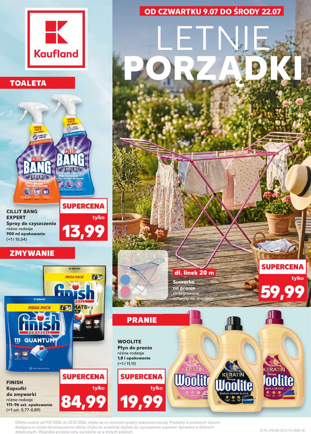 Leták Kaufland Polsko 9.7.-22.7.2026 strana 1