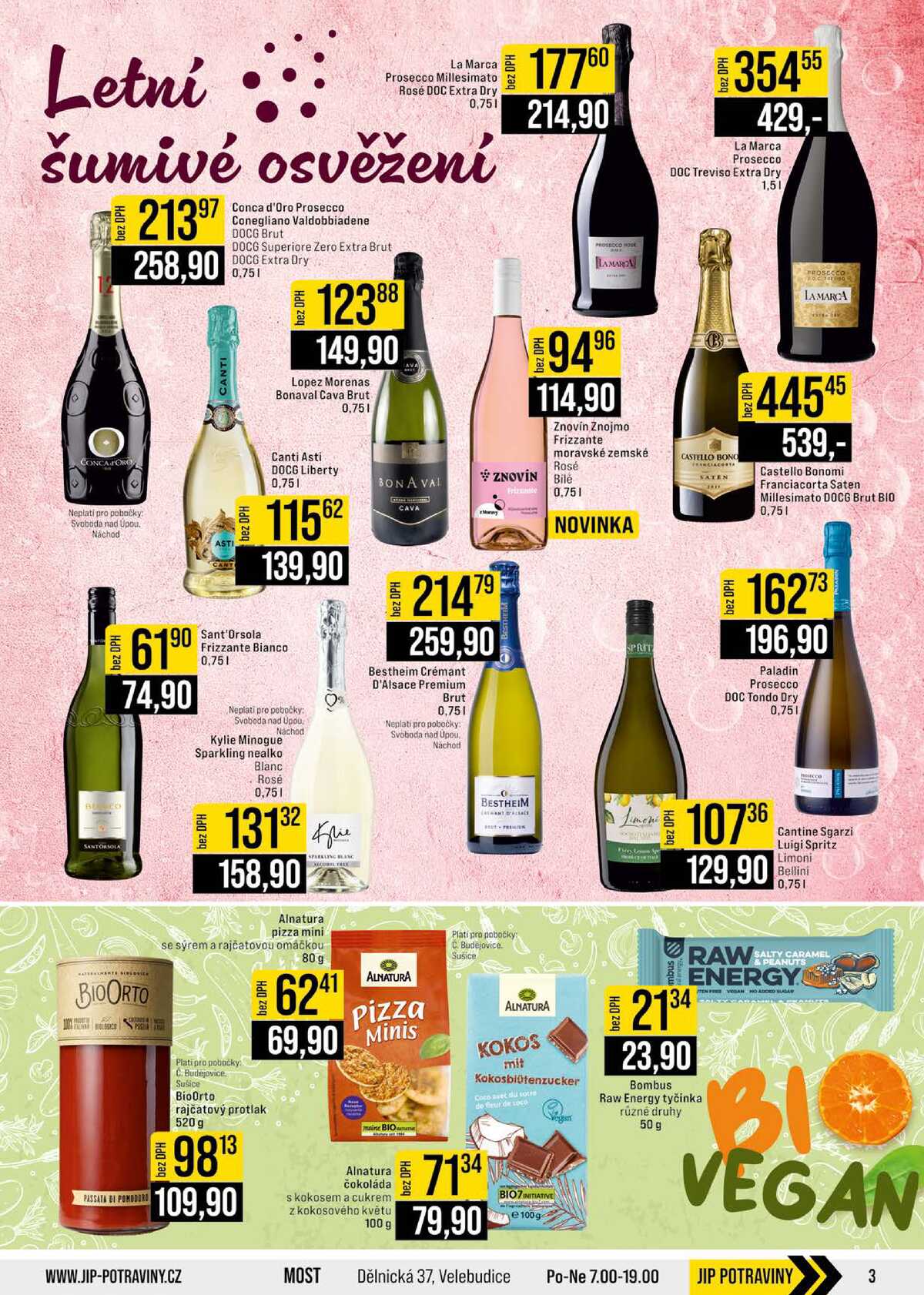 JIP Cash & Carry České Budějovice, Most, Náchod, Polička, Sušice a Svoboda nad Úpou od 8.7. do 14.7.2026 strana 3
