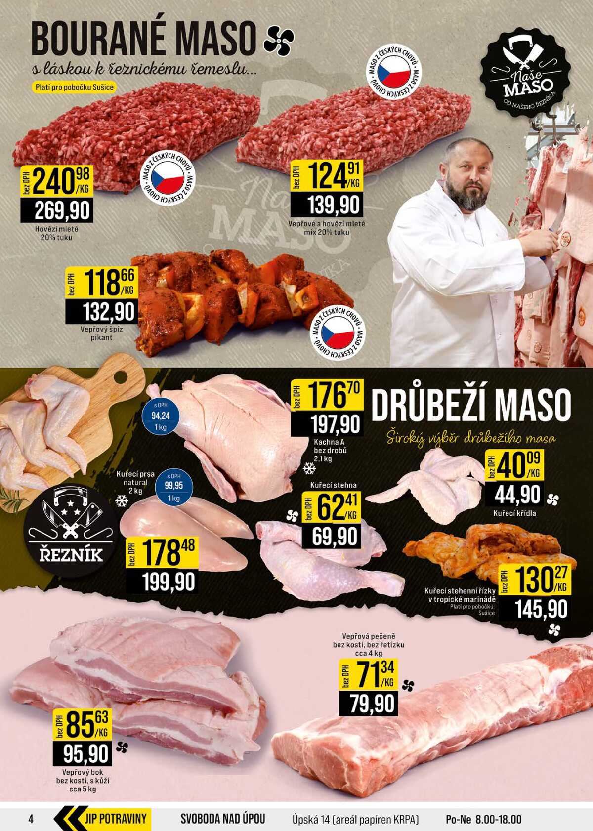 JIP Cash & Carry České Budějovice, Most, Náchod, Polička, Sušice a Svoboda nad Úpou od 8.7. do 14.7.2026 strana 4