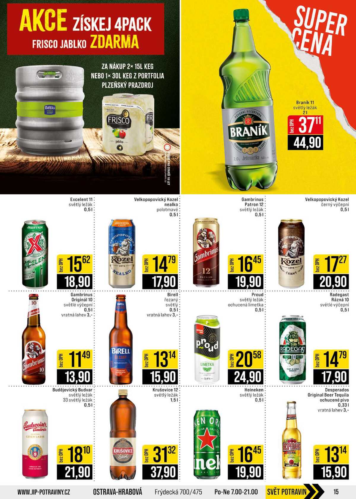 JIP Cash & Carry České Budějovice, Most, Náchod, Polička, Sušice a Svoboda nad Úpou od 8.7. do 14.7.2026 strana 15