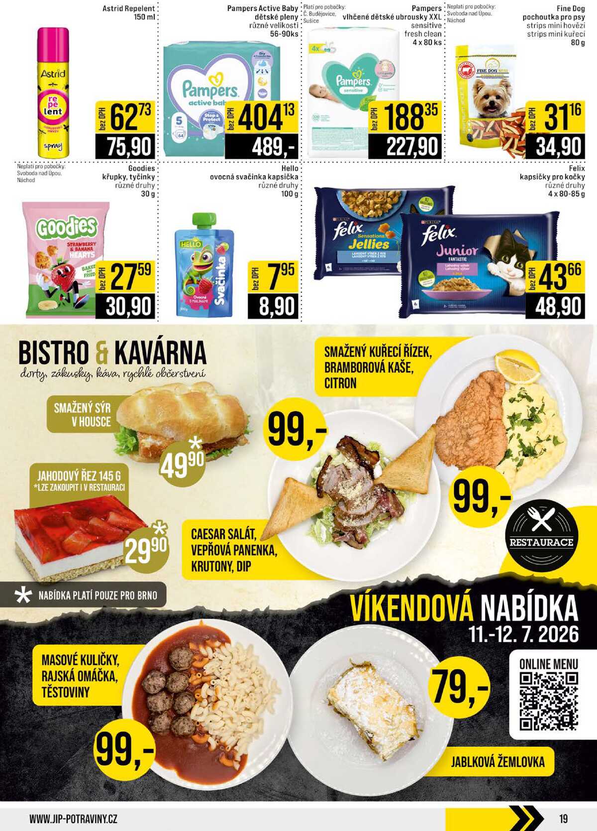 JIP Cash & Carry České Budějovice, Most, Náchod, Polička, Sušice a Svoboda nad Úpou od 8.7. do 14.7.2026 strana 19