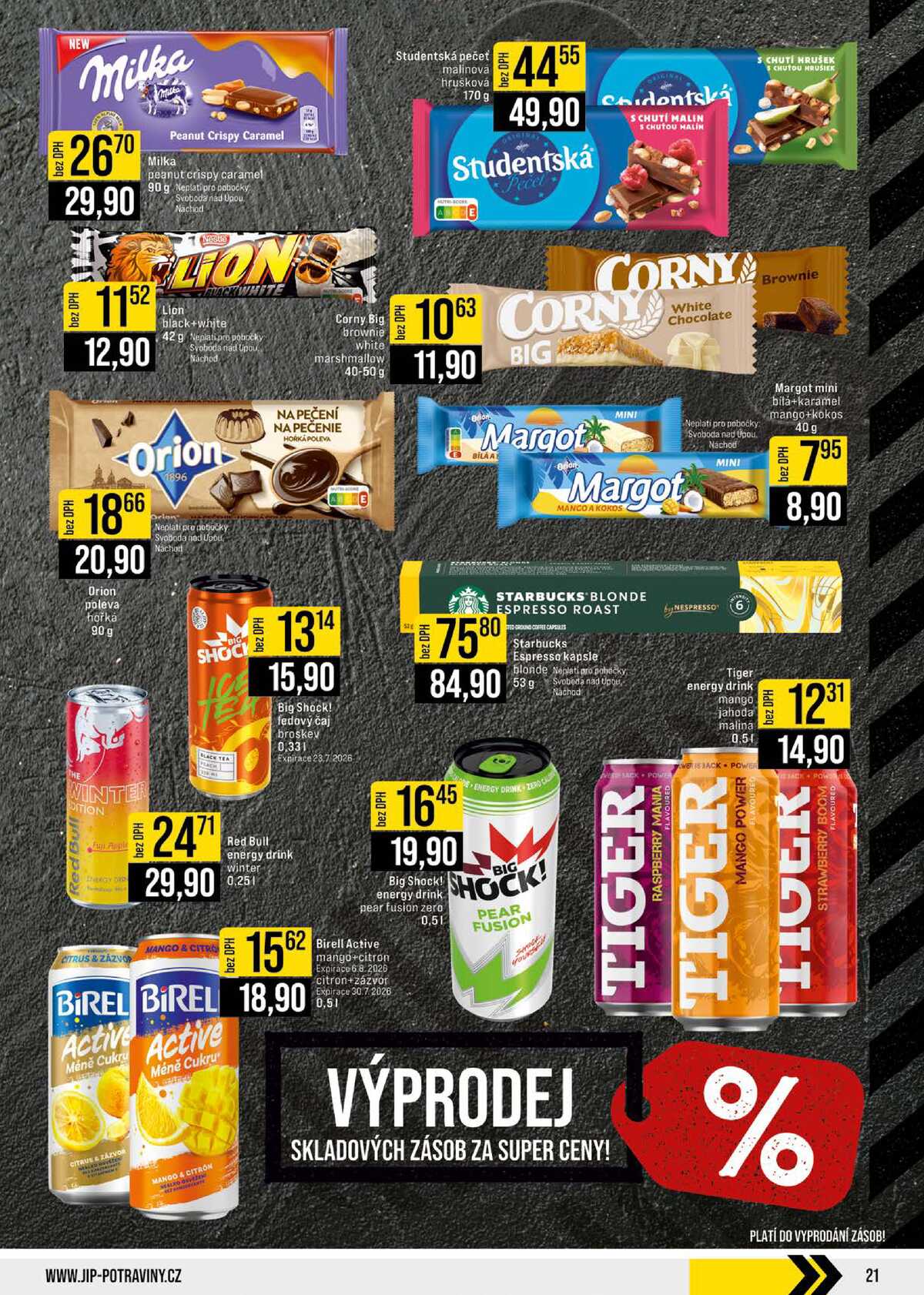 JIP Cash & Carry České Budějovice, Most, Náchod, Polička, Sušice a Svoboda nad Úpou od 8.7. do 14.7.2026 strana 21