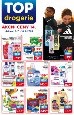 TOP drogerie letáky