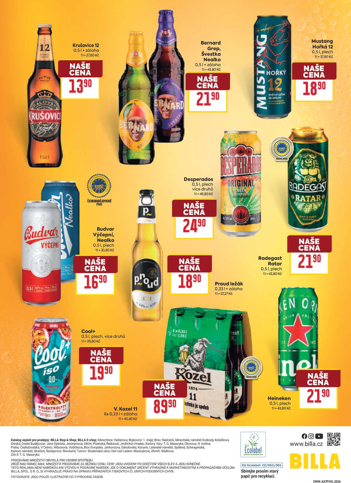 Billa katalog Pivo od 15.7. do 29.9.2026 strana 5