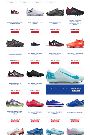 Intersport Kopačky a míče - 9. 7. 2026