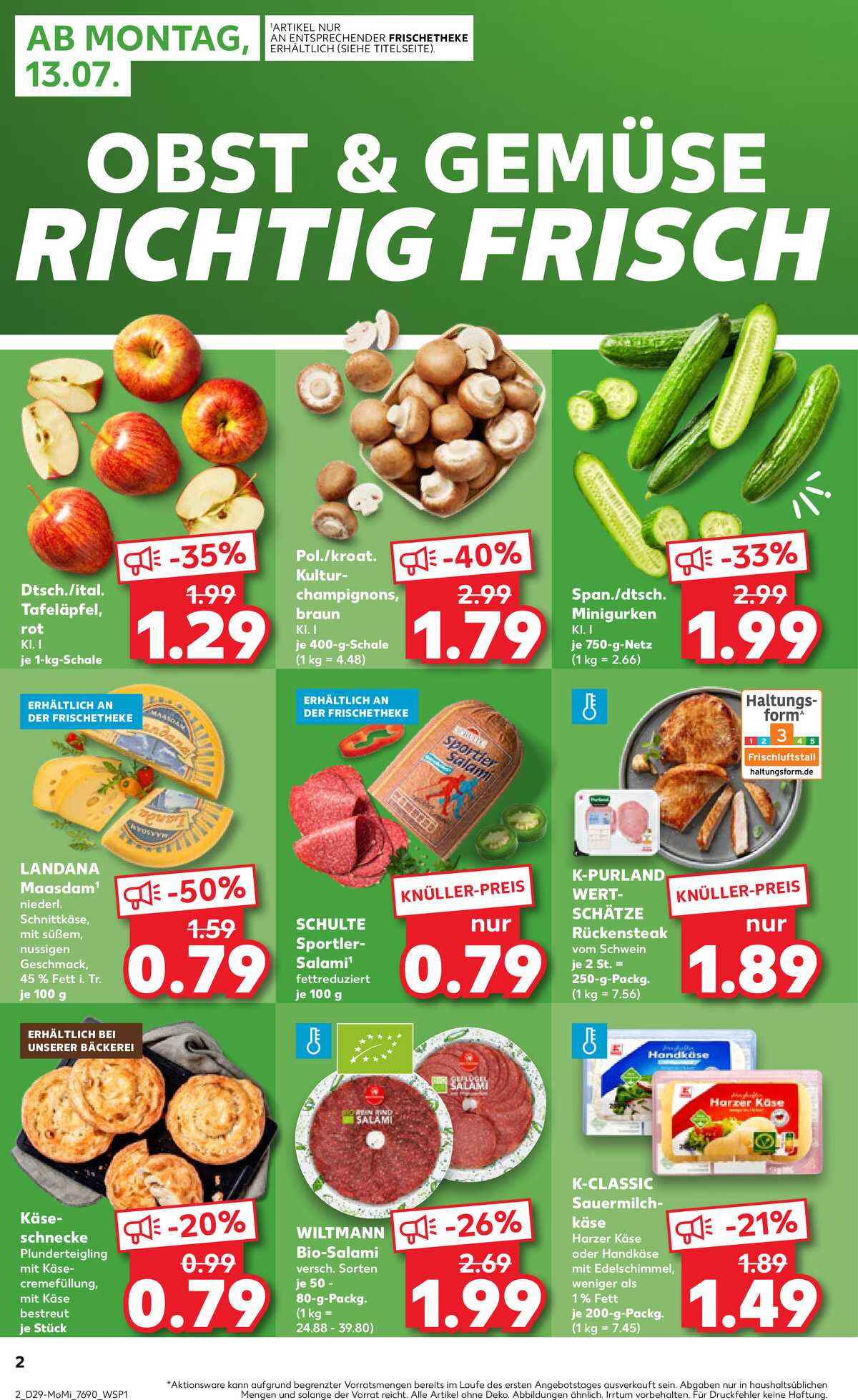Leták Kaufland Německo 13.7.-15.7.2026 strana 2