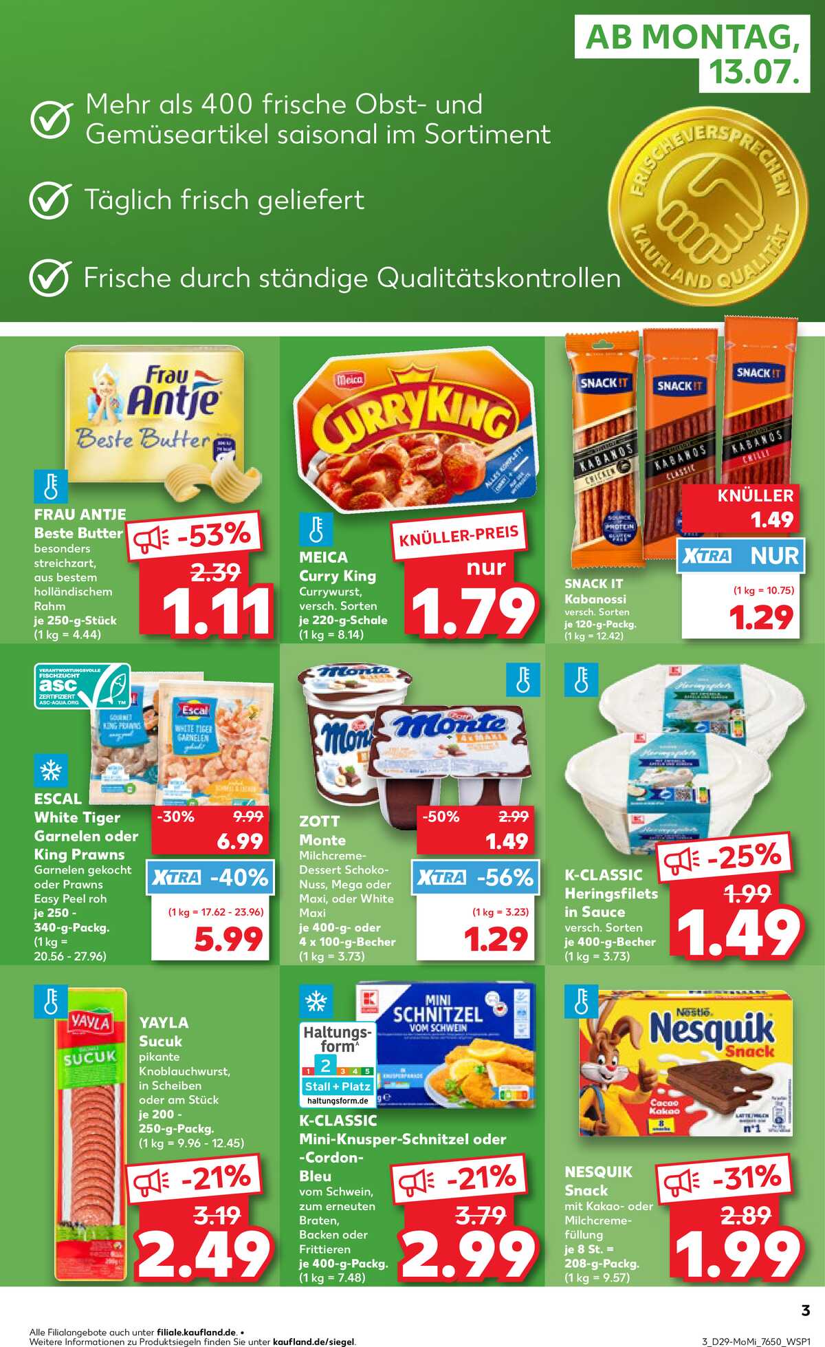 Leták Kaufland Německo 13.7.-15.7.2026 strana 3