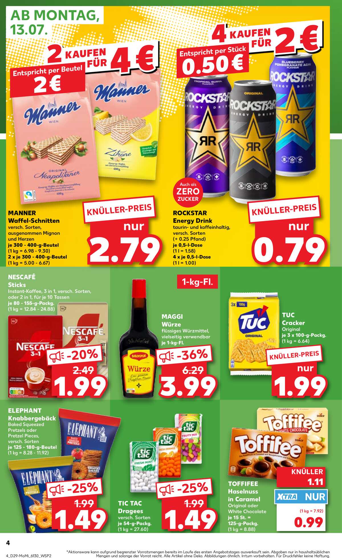 Leták Kaufland Německo 13.7.-15.7.2026 strana 4