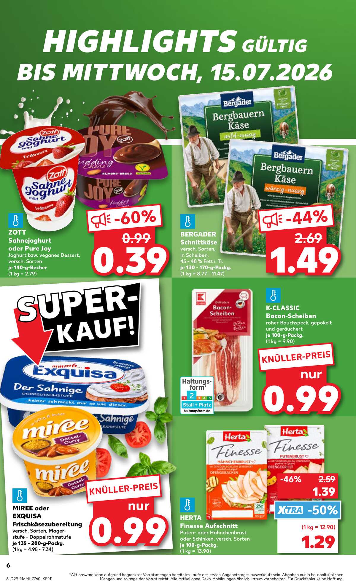 Leták Kaufland Německo 13.7.-15.7.2026 strana 6