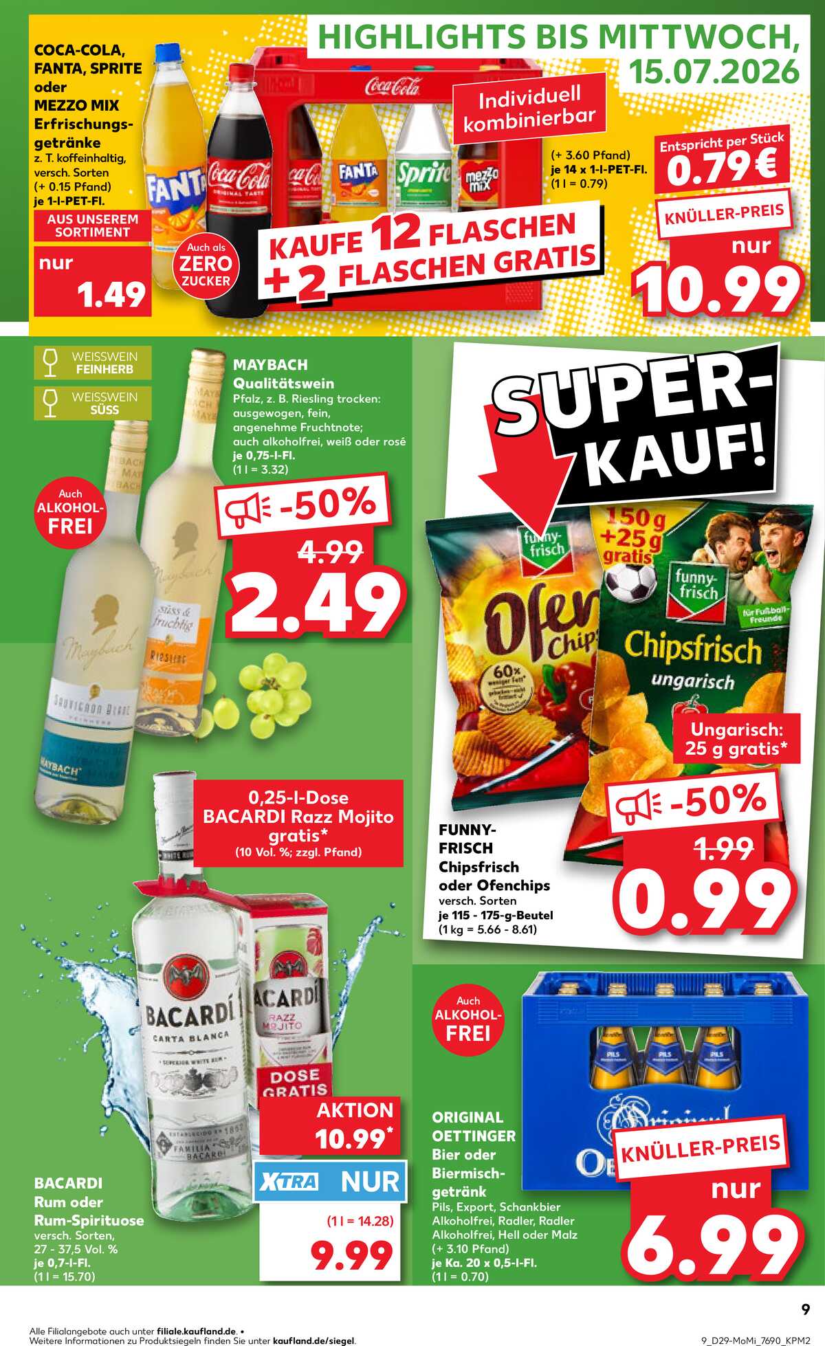 Leták Kaufland Německo 13.7.-15.7.2026 strana 9