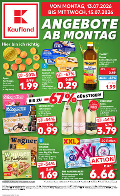 Leták Kaufland Německo 13.7.-15.7.2026