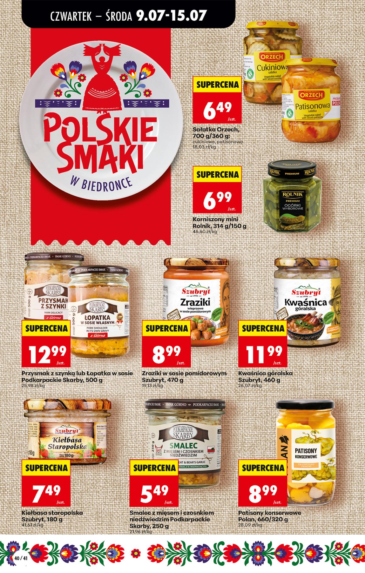 Leták Biedronka Polsko 9.7.-15.7.2026 strana 50