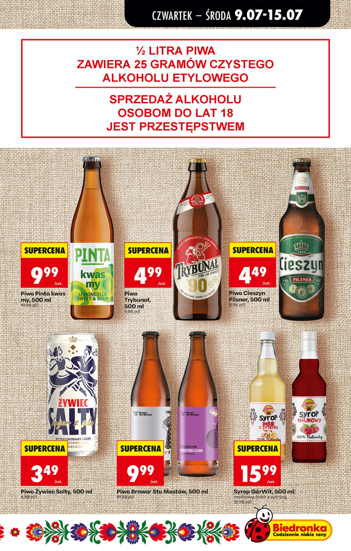 Leták Biedronka Polsko 9.7.-15.7.2026 strana 57