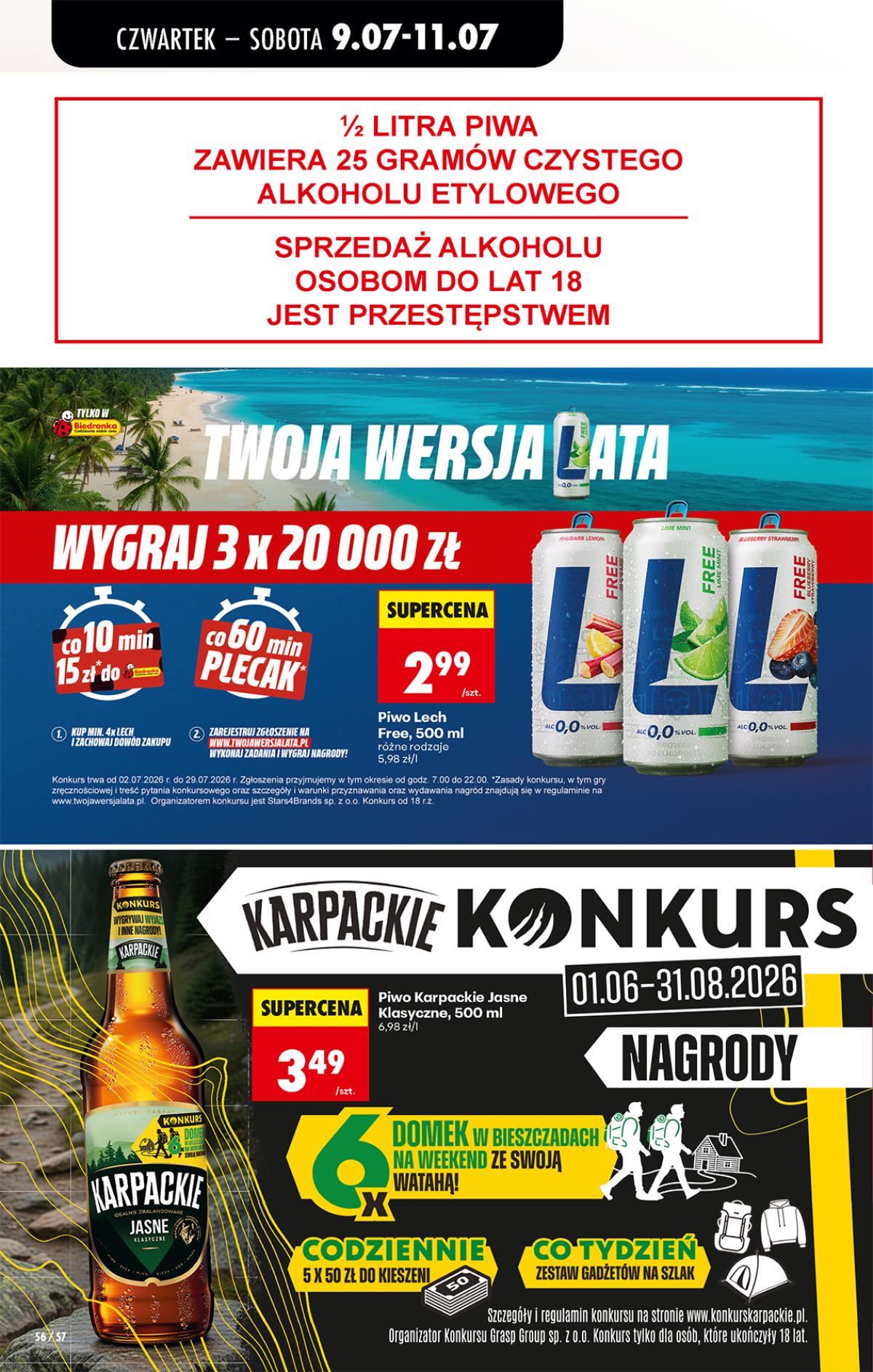 Leták Biedronka Polsko 9.7.-15.7.2026 strana 66