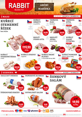 RABBIT řeznictví letáky