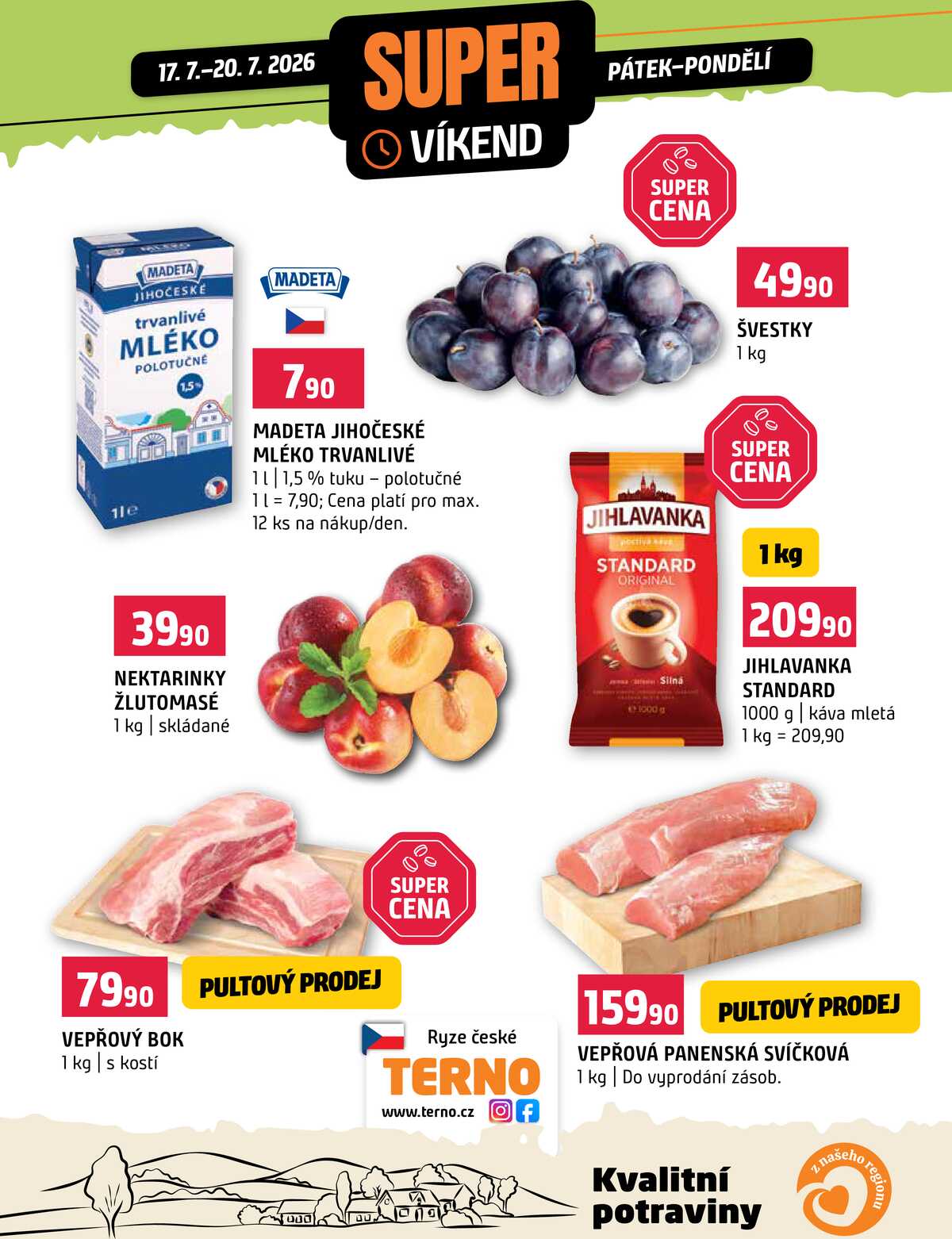 Terno Víkendová akce od 17.7. do 20.7.2026 strana 1