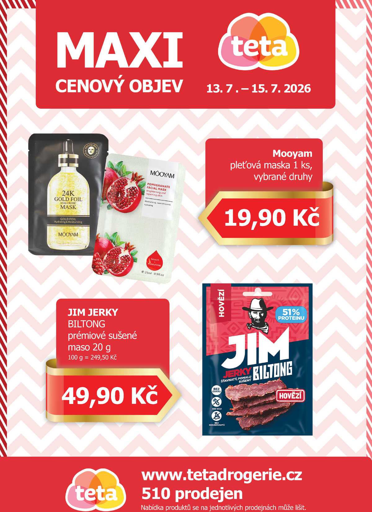 Teta drogerie Maxi cenový objev od 13.7. do 15.7.2026 strana 1