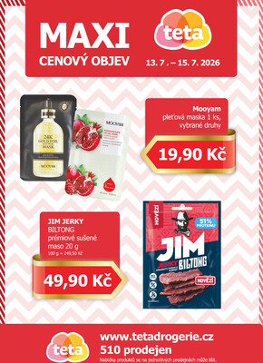 Teta drogerie Maxi cenový objev od 13.7. do 15.7.2026