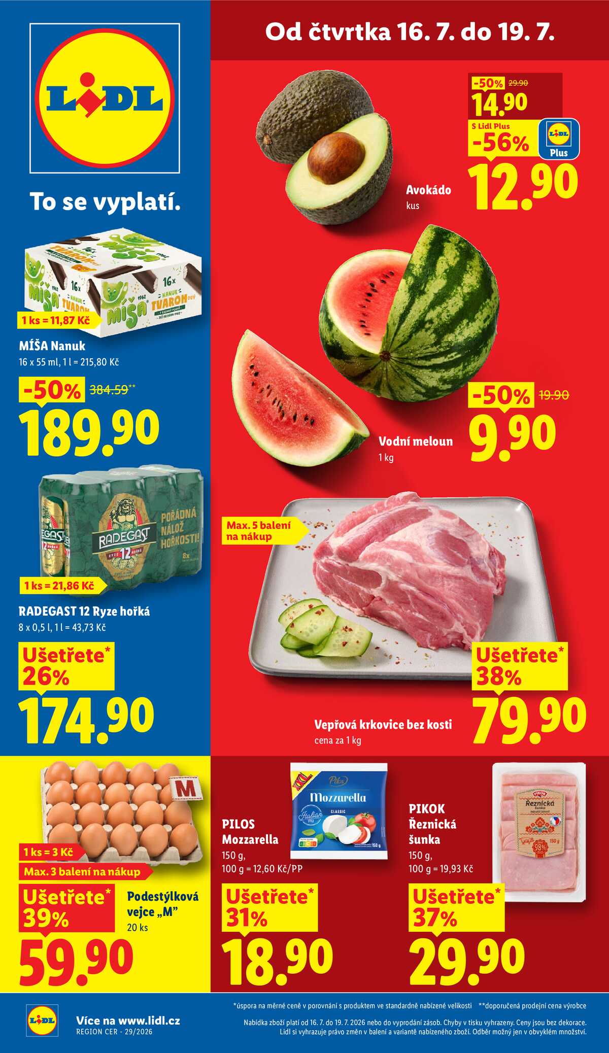 Lidl Čtvrtek od 16.7. do 19.7.2026 strana 1