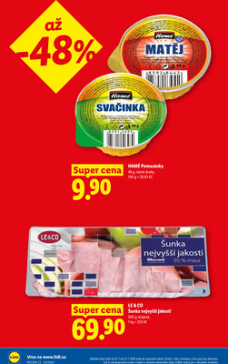 Lidl Čtvrtek od 16.7. do 19.7.2026