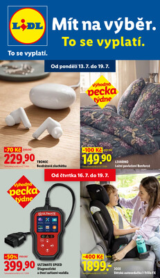 Lidl Spotřební zboží 13.7. - 19.7.