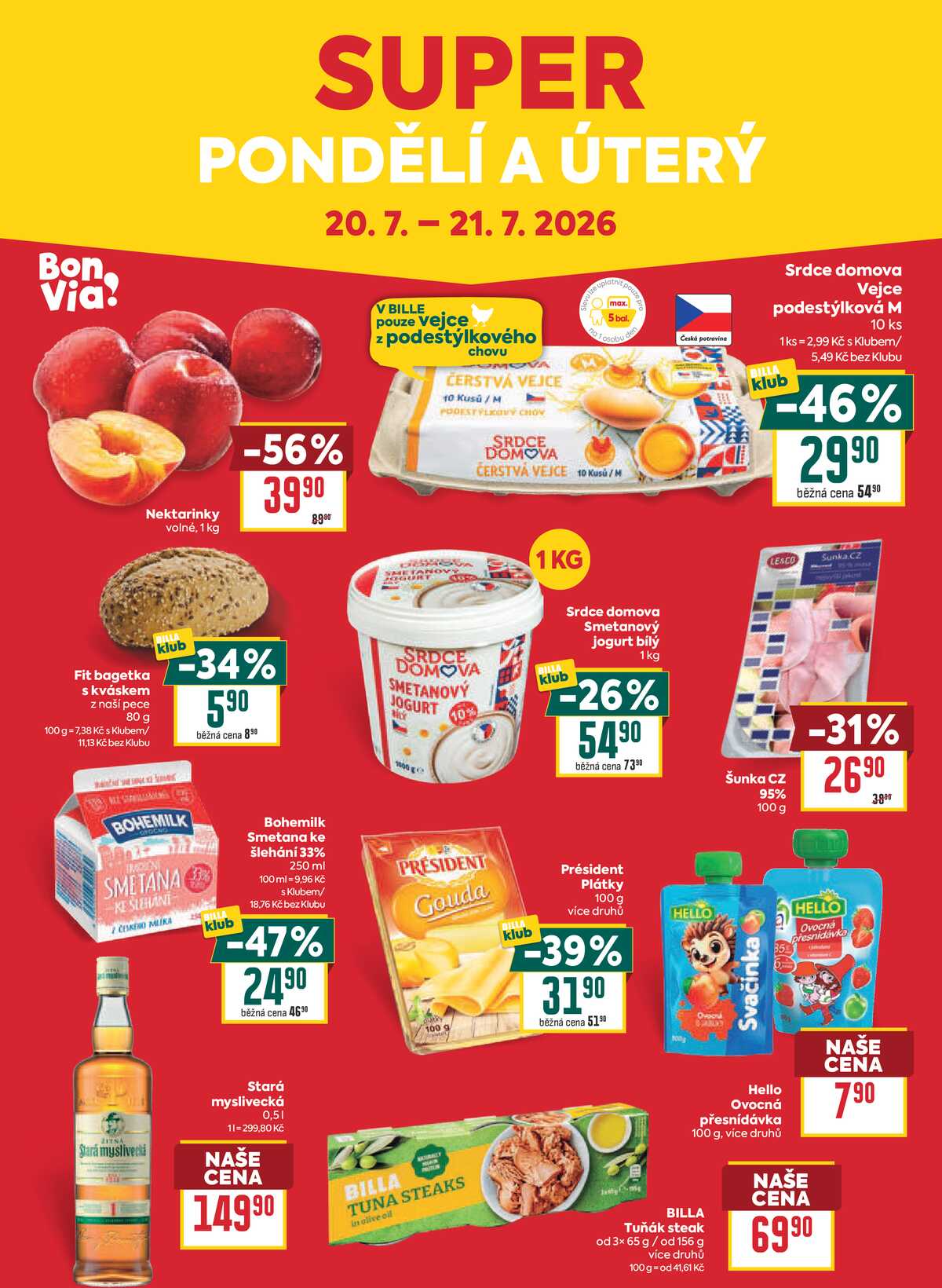 BILLA malý leták od 15.7. do 21.7.2026 strana 8