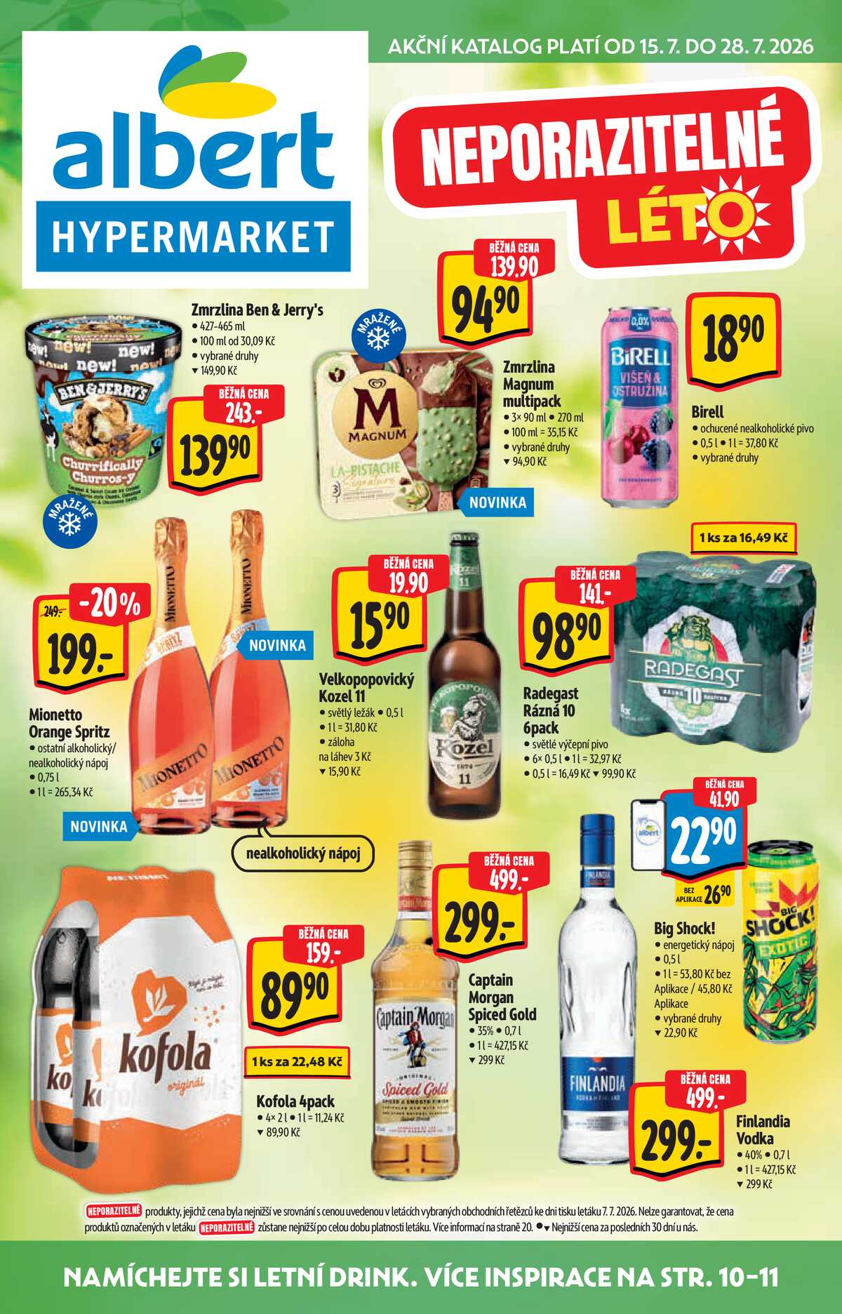 Albert  Hypermarket katalog Drink od 15.7. do 28.7.2026 strana 1