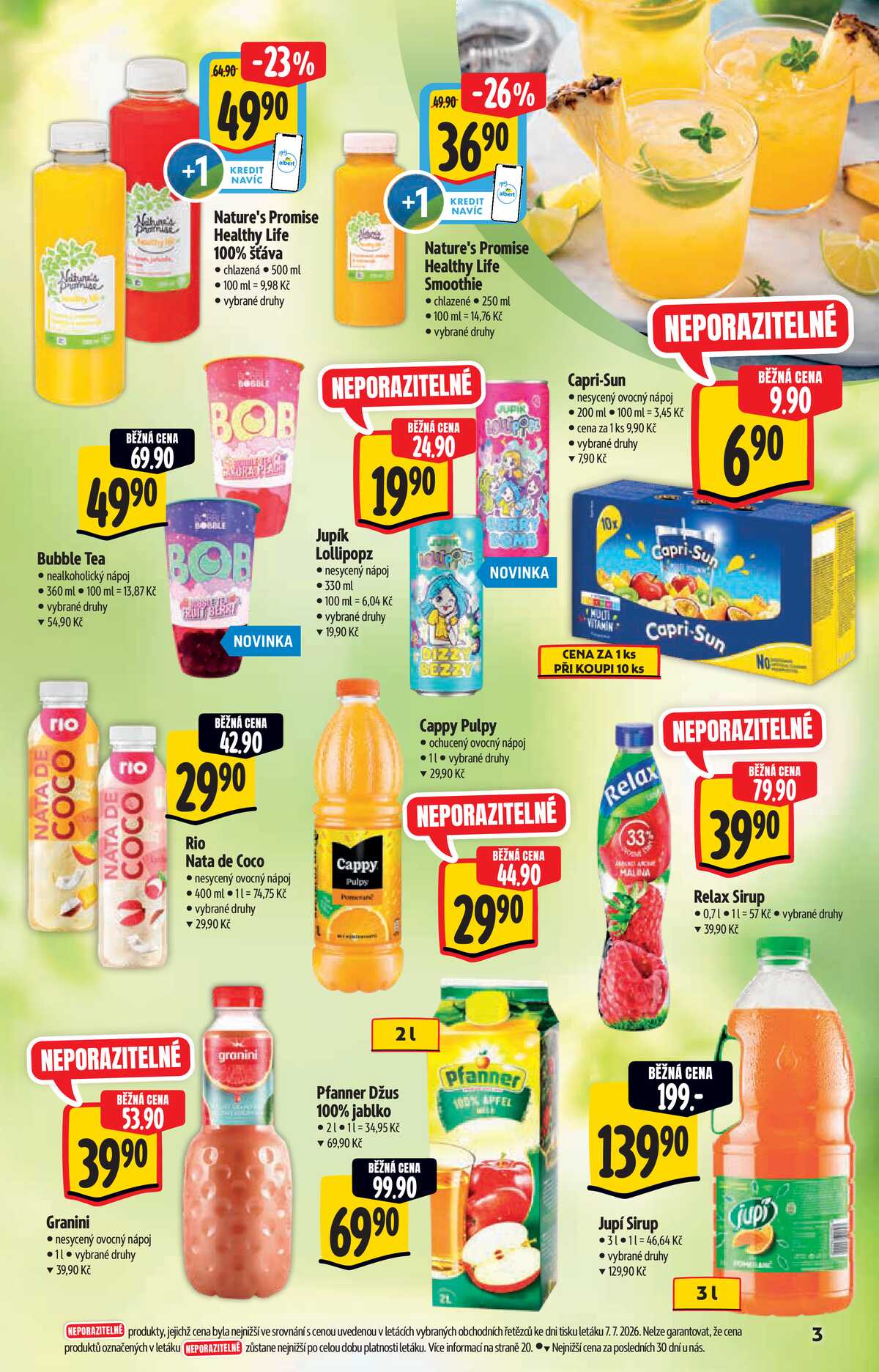 Albert  Hypermarket katalog Drink od 15.7. do 28.7.2026 strana 3