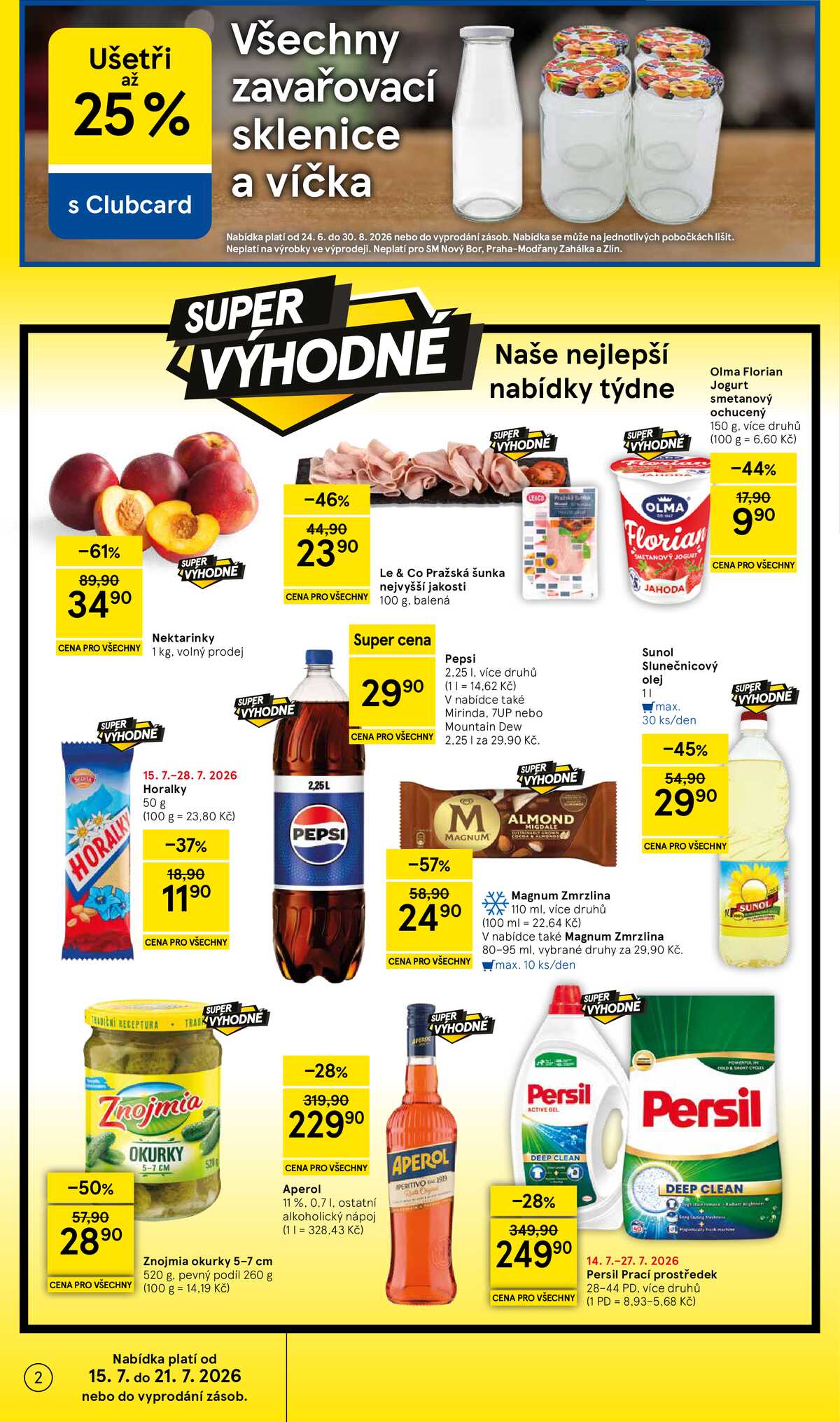 Tesco supermarkety od 15.7. do 21.7.2026 strana 2