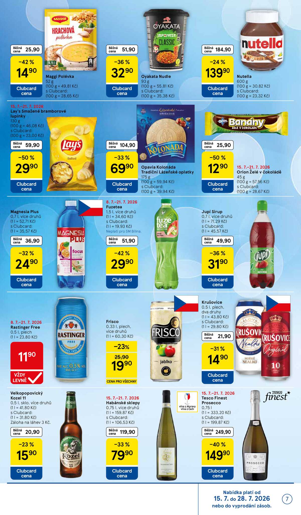 Tesco supermarkety od 15.7. do 21.7.2026 strana 7