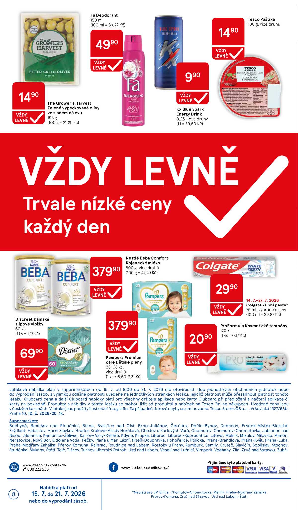 Tesco supermarkety od 15.7. do 21.7.2026 strana 8