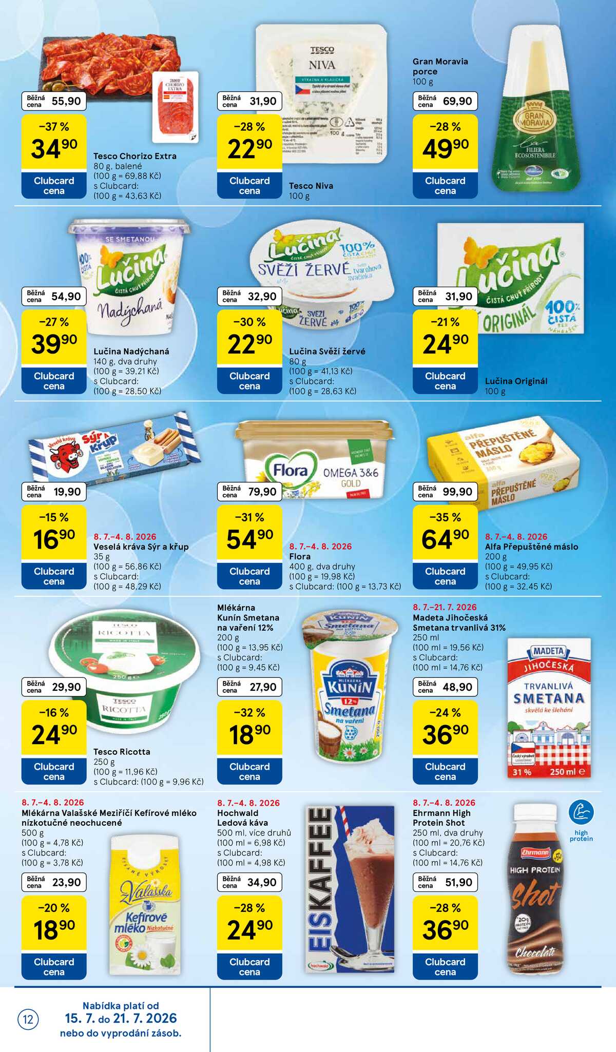 Tesco supermarkety od 15.7. do 21.7.2026 strana 12