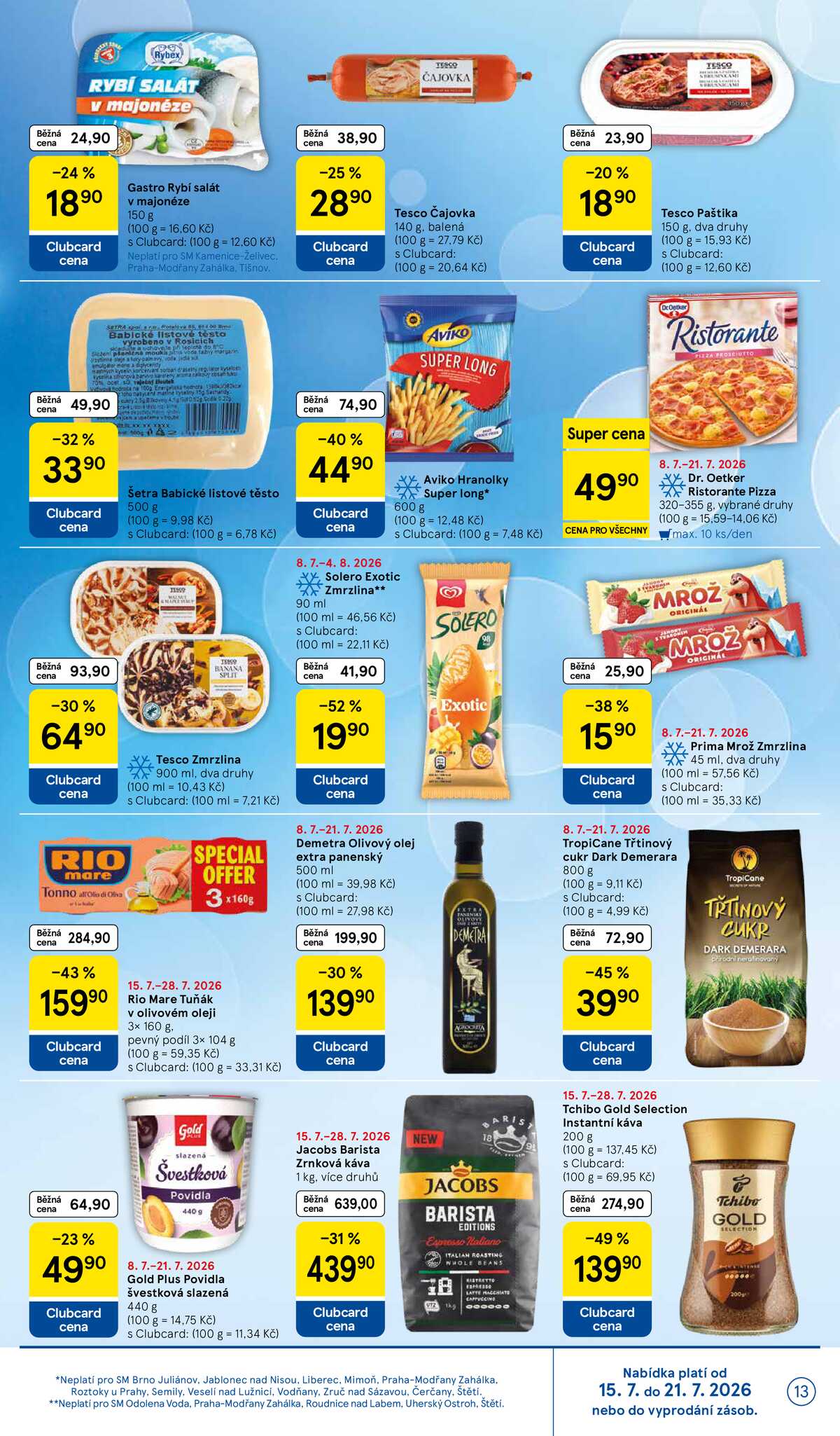 Tesco supermarkety od 15.7. do 21.7.2026 strana 13