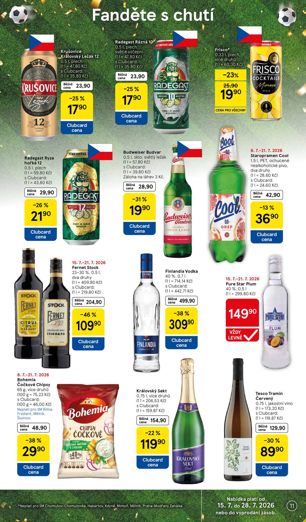 Leták Tesco - Tesco supermarkety od 15.7. do 21.7.2026 - strana 11 Leták Tesco - Tesco supermarkety od 15.7. do 21.7.2026 - strana 11